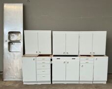 Malet komplet 60'er køkken