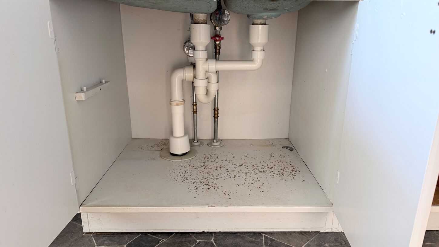 Komplet 60'er køkken, malet