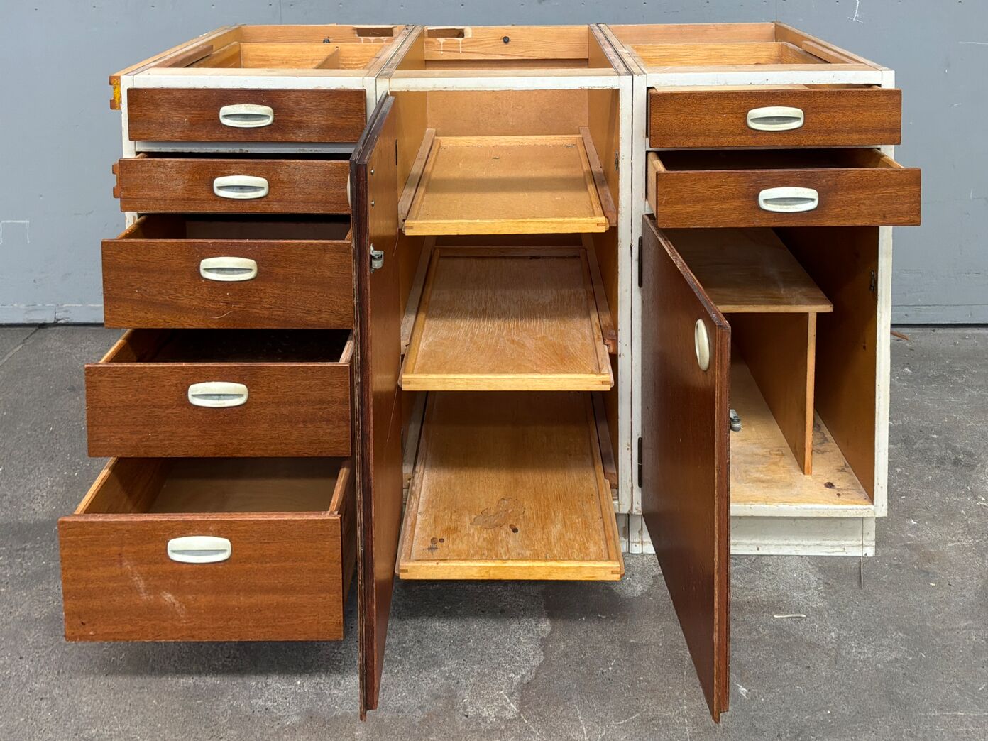 3 stk køkkenelementer fra 60’erne