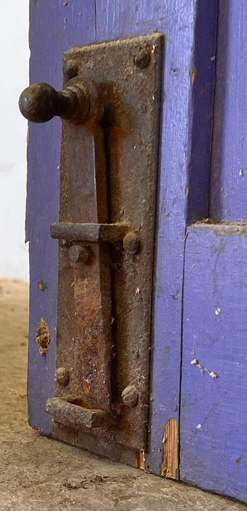 Dobbelt fyldningsdør med karm