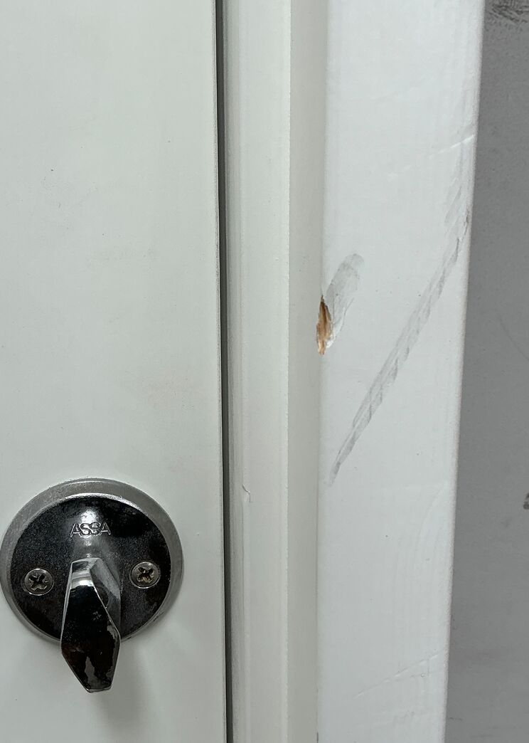 EI1-30/38dB branddør m/karm hh.