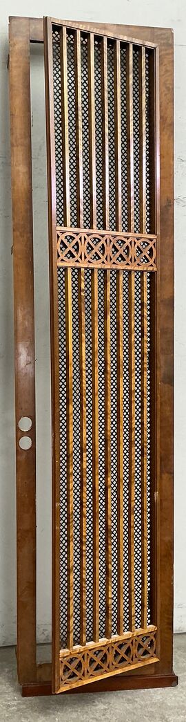 2 stk. Skabsdøre/Radiatorskjulere i ædeltræ
