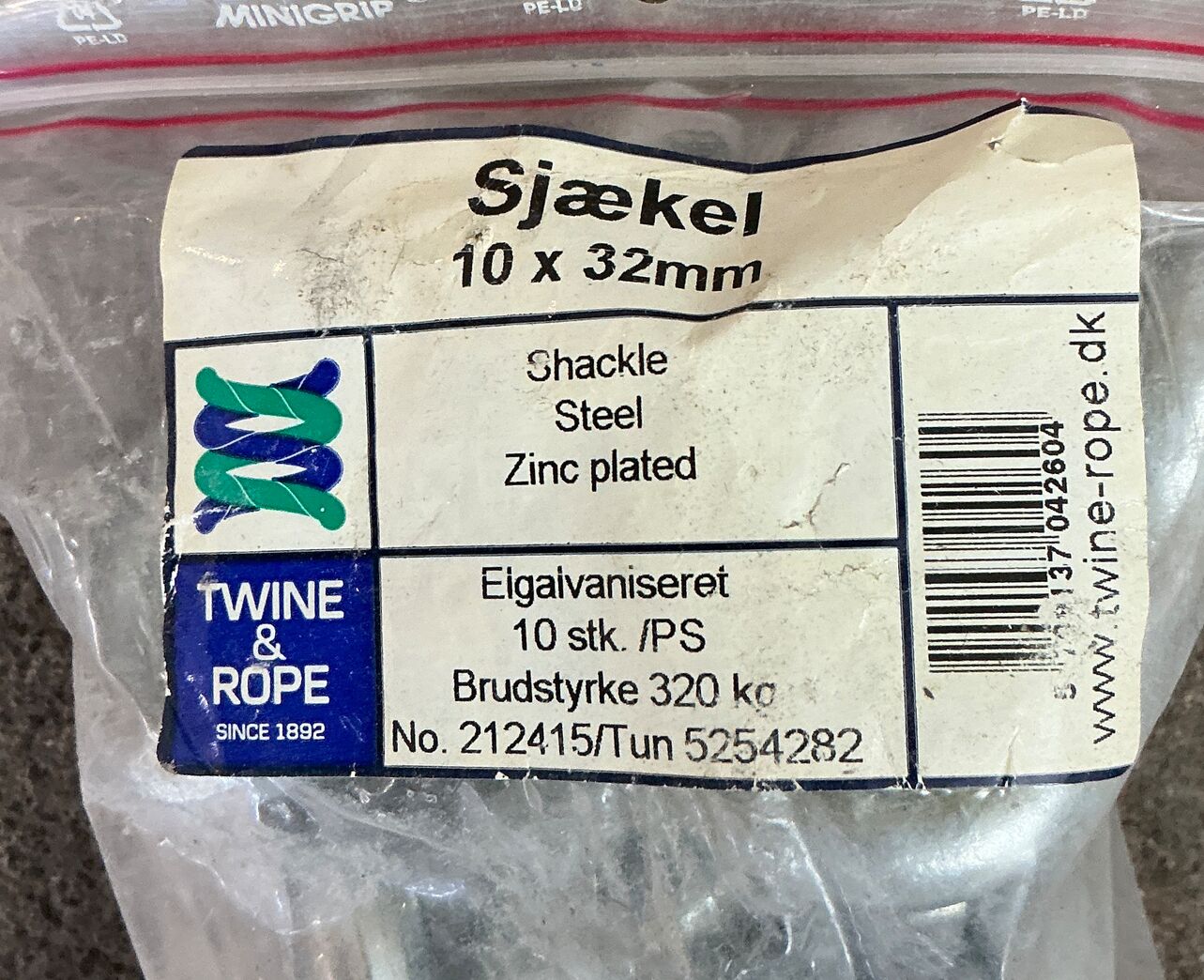 10x Sjækler 10x32 mm