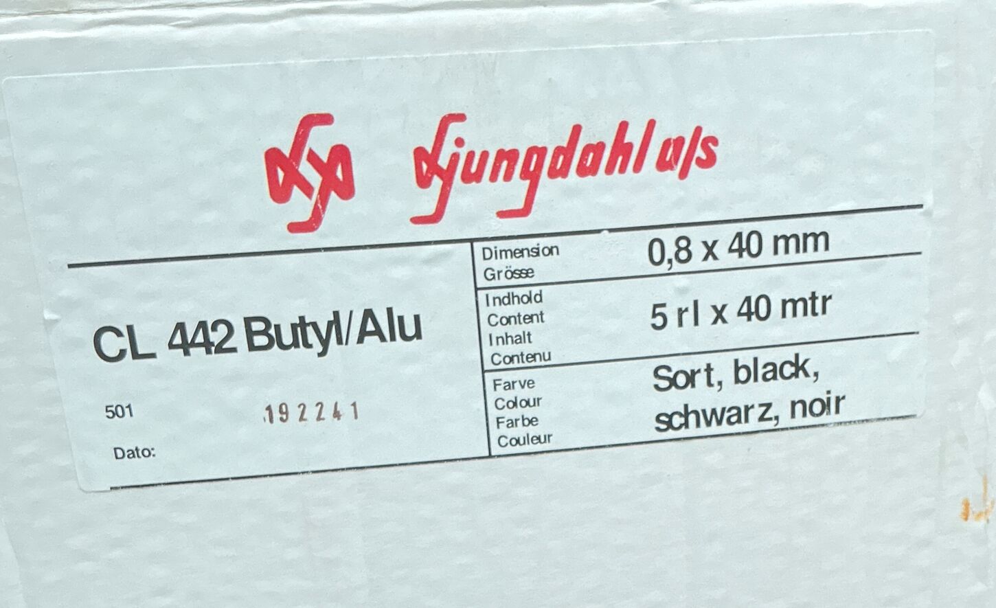 4 ruller LJUNGDAHL - CL 442