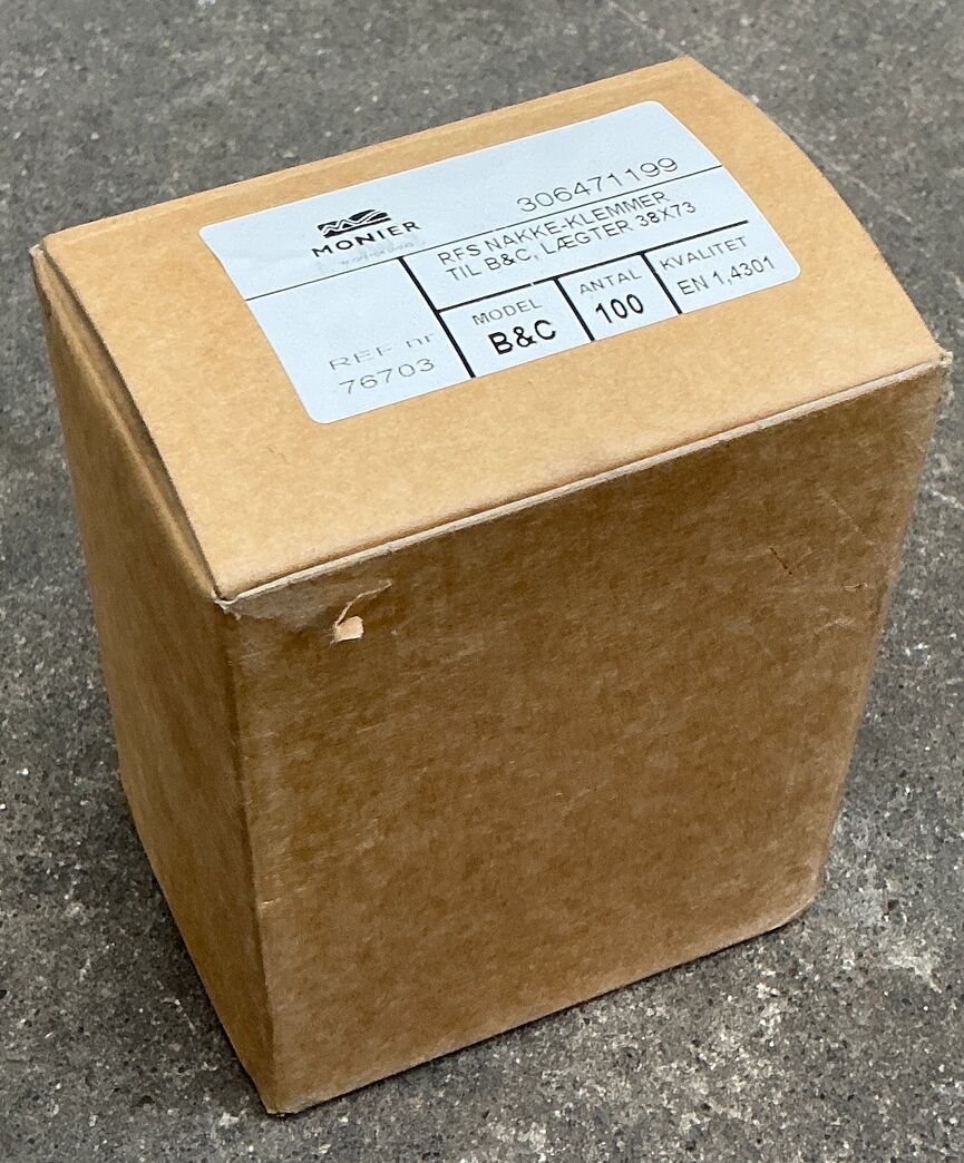 RFS nakkeklemmer 100 stk