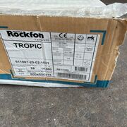 10,08 m2 Rockfon Tropic akustikloftplader 600 x 600 x 15 mm.