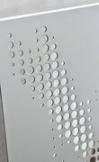 Aluminiumsplade med hulmønster 1200x1195 mm