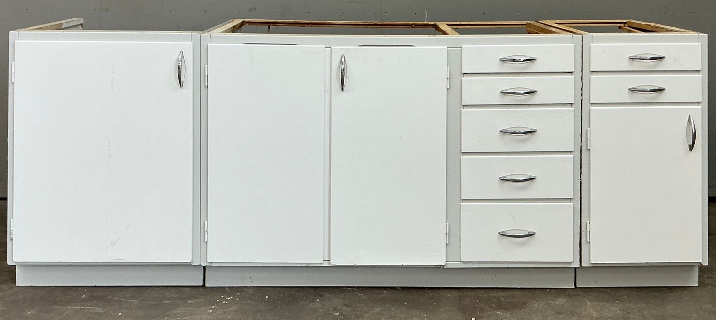 3 Køkkenmoduler fra 60'erne