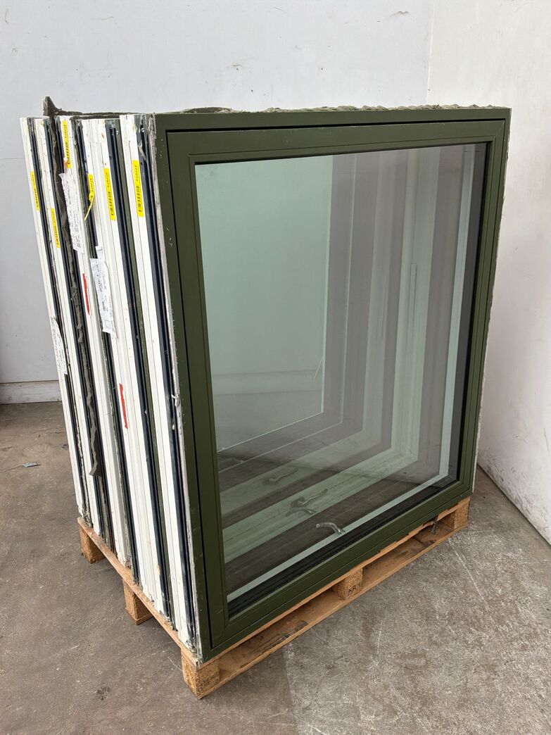 Grønt energivindue 118,8x131,3 m/alu front