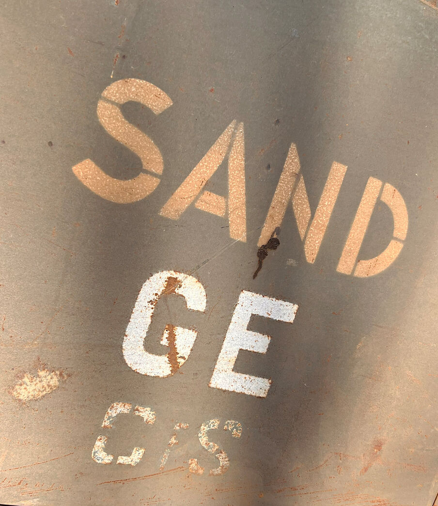 Gammel sandkasse