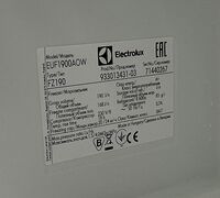 Electrolux skabsfryser