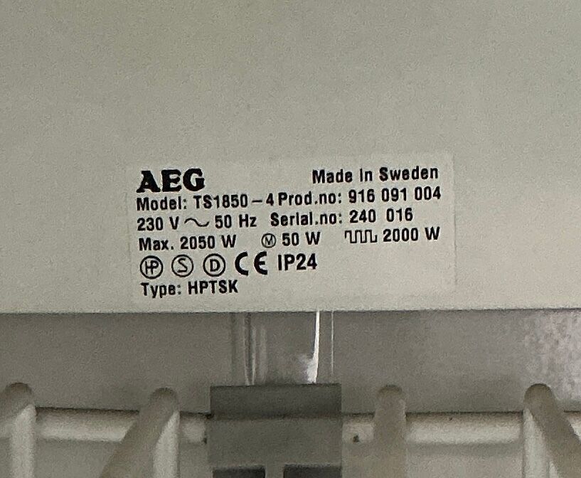 AEG Tørreskab