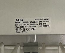AEG Tørreskab