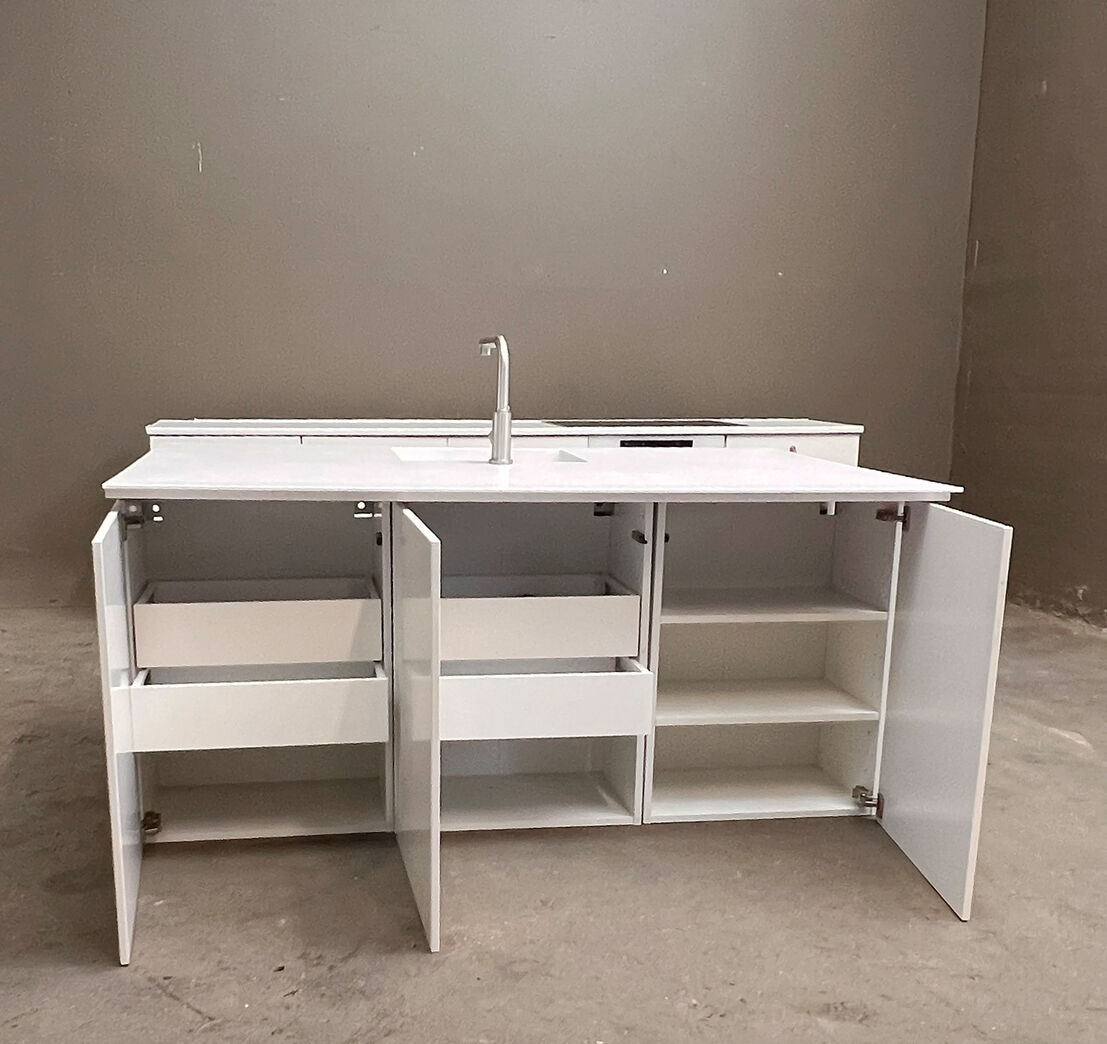 Ikea køkken med corianplade