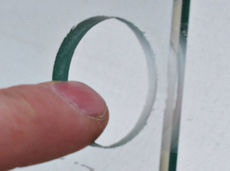 Glas-skydelåge 5mm