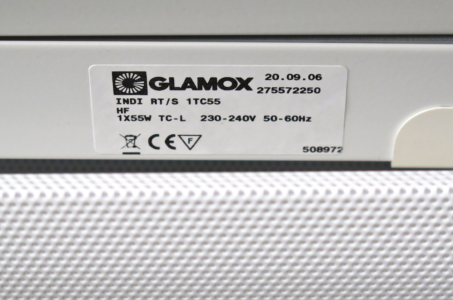 Lysarmatur 55 w fra Glamox