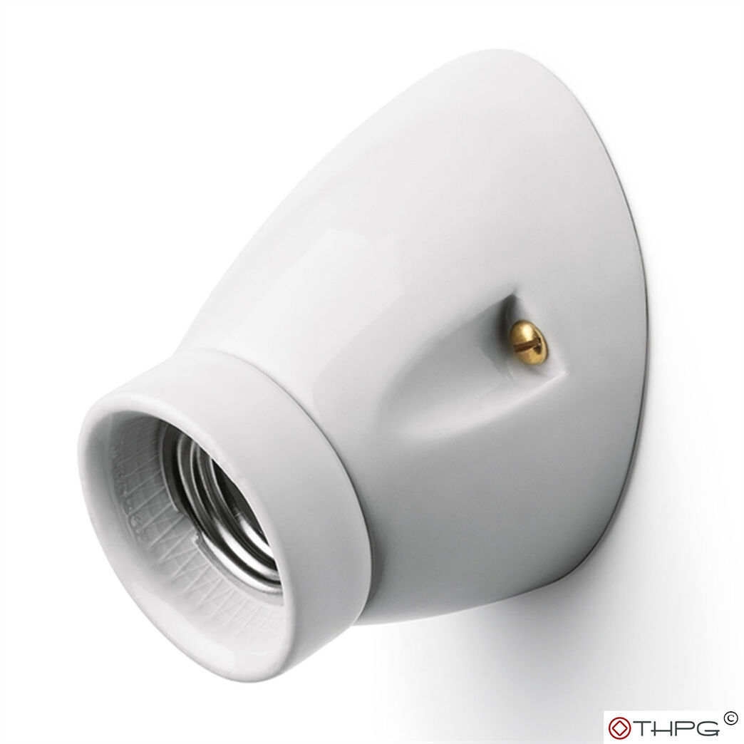 Fatning i porcelæn - Hvid (45 grader vinkel)