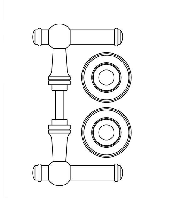 Krydsgreb til ny dør - 89 mm.