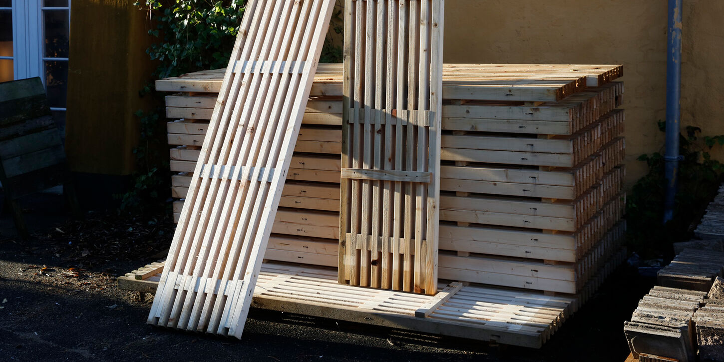 Ny stilladstralle / stilladsdæk