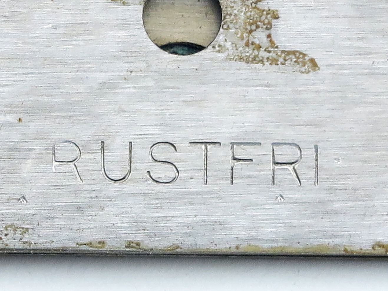 Hængsel i rustfrit stål - venstrehængt