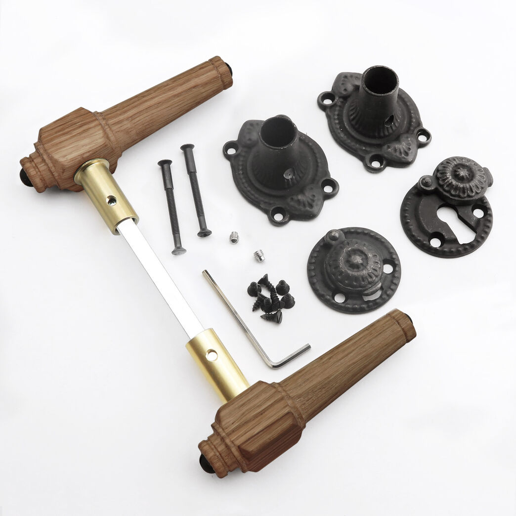 Trægreb til ny dør - Spidsgreb i eg