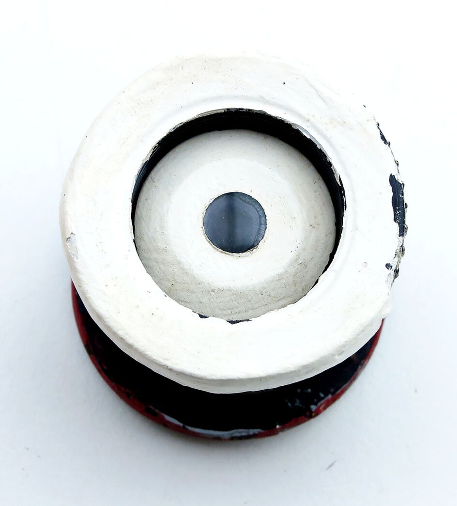 Dørspion - sort bakelit