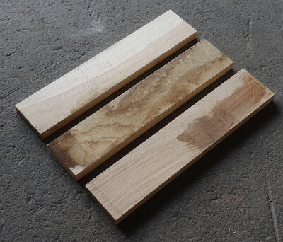 3 x 12,5 x 60 cm egetræs terrassebrædder