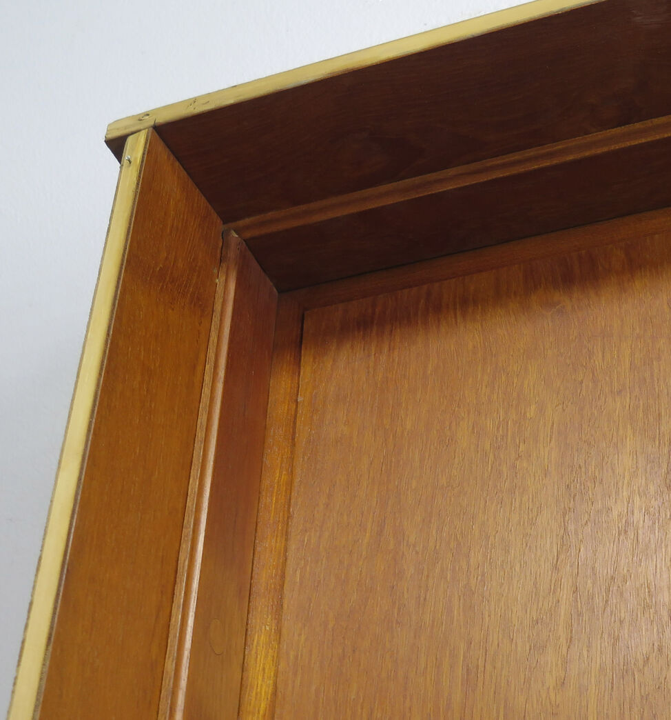 Dobbeltdør i ædeltræ - Fra direktionslokalerne i domicil på Østerbro