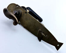 Kombineret messinggreb med langskilte - 45 mm.