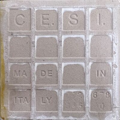 Små fliser fra CE.SI., 9,8x9,8 cm