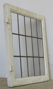 Vinduesramme med blyindfattede glas