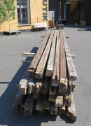 Brugt tømmer ca 11 x 12 cm længde 5 til 6,5 m