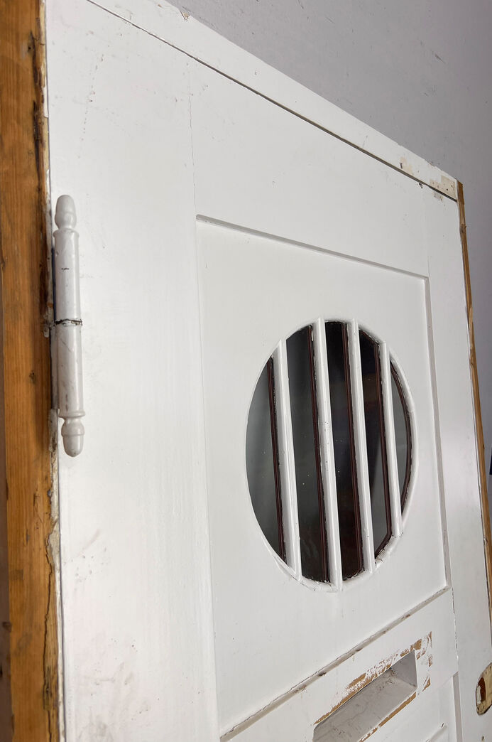 Yderdør med glas og karm