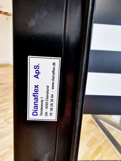 Folde-skydedøre - samlet bredde 455 cm