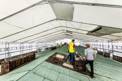 Kobber tagrende - 3 meter