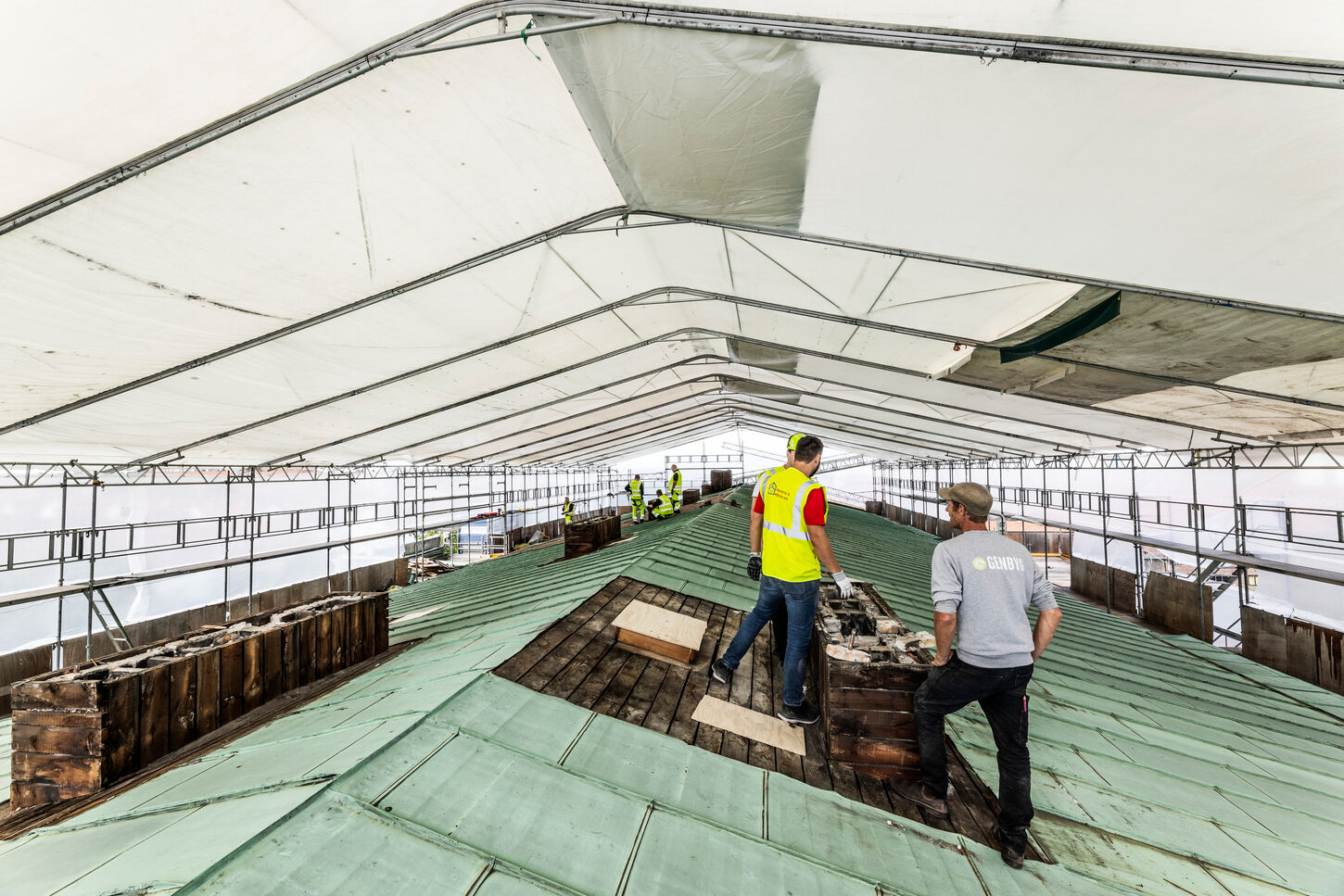 Kobber tagrende - 3 meter