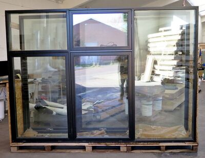 Vindues parti med 3-lags termoglas