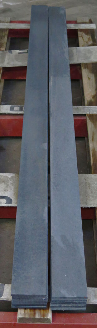 Eternit skiferplade/sålbænk - Grå - 10 cm