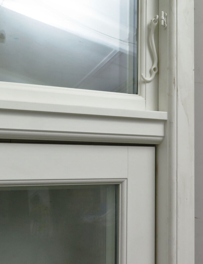 Dobbelt terrassedør med koblet ramme