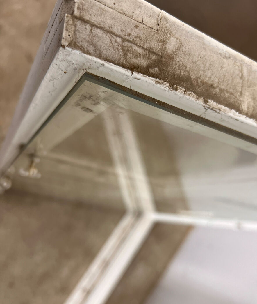 Sprossevindue med optoglas