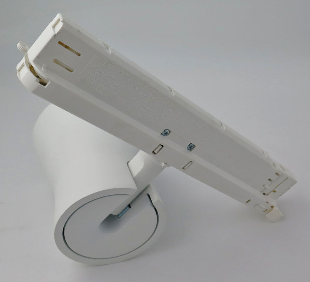 Glamox spotlampe til skinne - Hvid