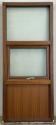 Termovindue med matteret glas