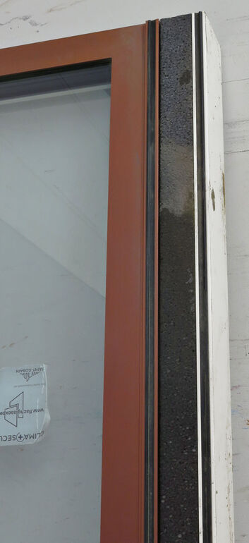 Energivindue i fast alu ramme