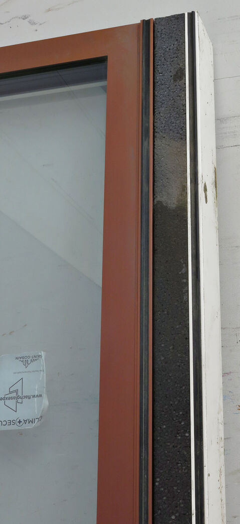 Energivindue i fast alu ramme