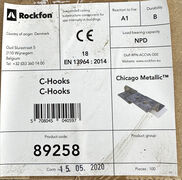 Rockfon C-Hooks 100 stk