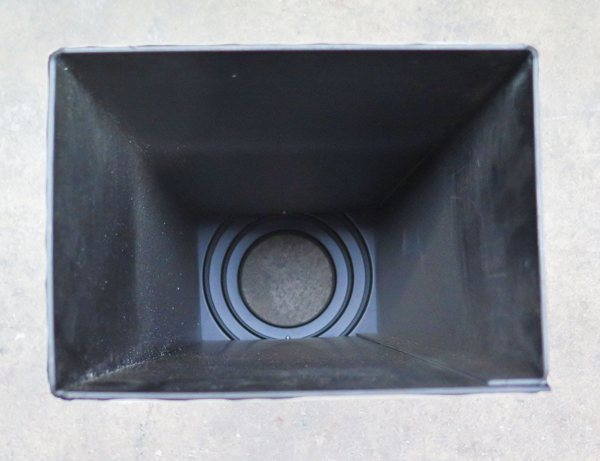 Aftræksrør med isolering 600x175x125 mm