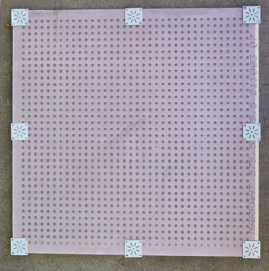 Gips akustikloft 575x575x12 mm Gips akustikloft 575x575x12 mm