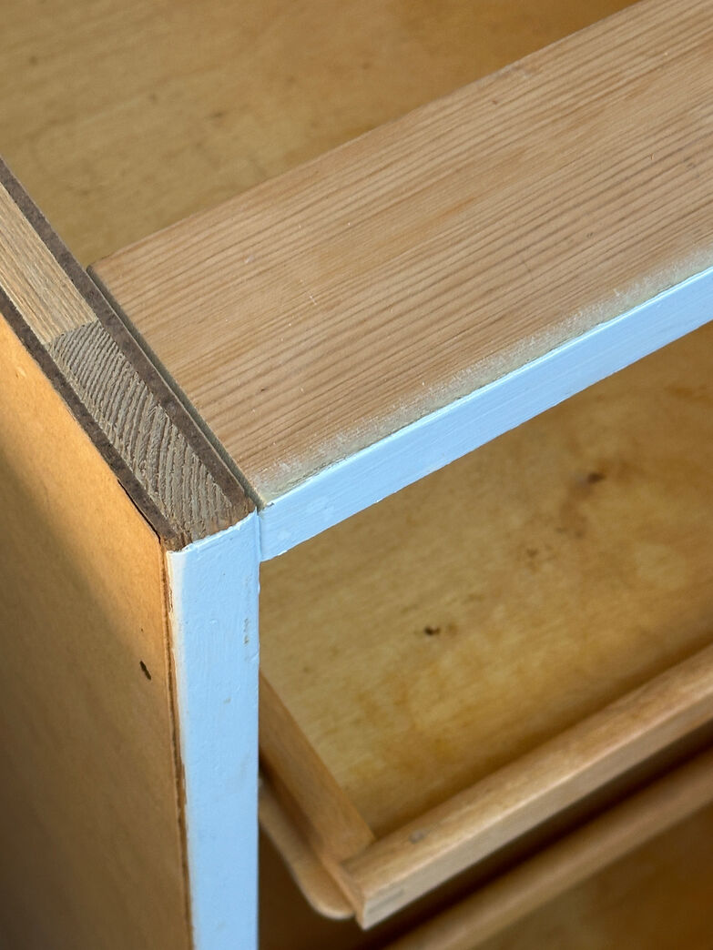 Skabsmodul med overfalset låge h.h