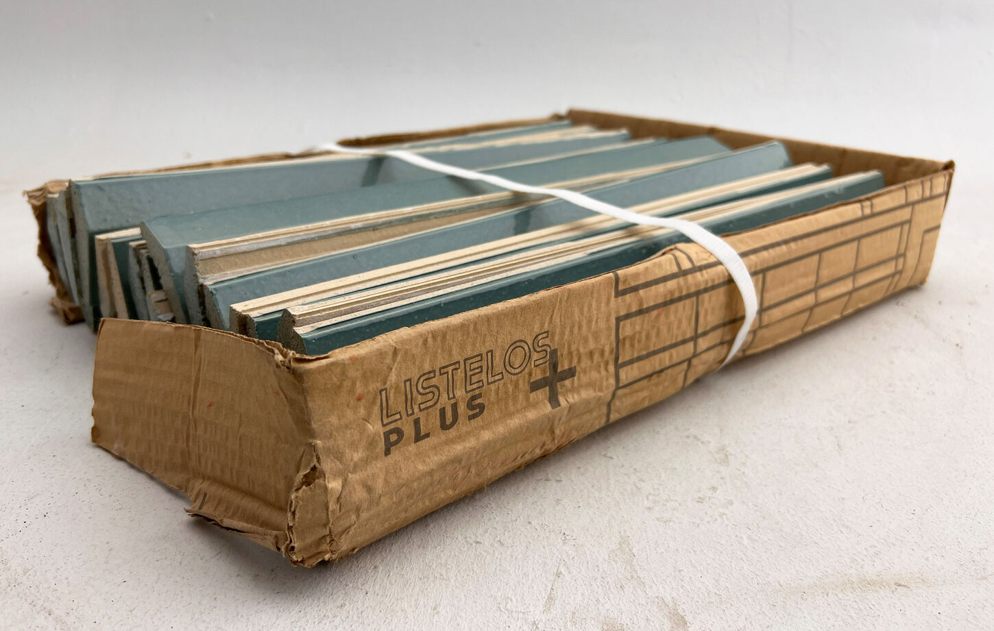 Turkis glaseret klinke