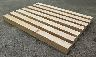 Asketræsstave 32x32x435mm